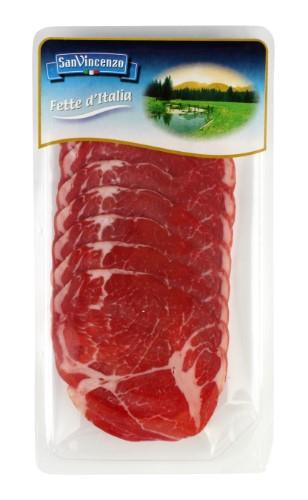 Vytinta kiaulienos sprandinė CAPOCOLLO, griežinėliais, 80 g