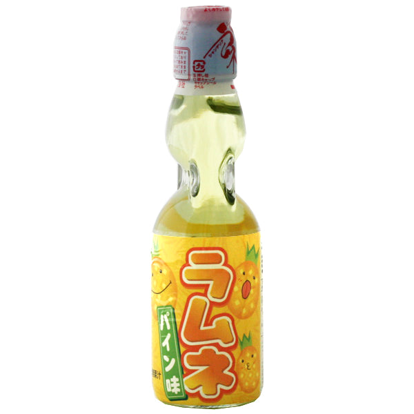 Gaivusis gazuotas gėrimas HATAKOSEN Ramune Pineapple, 0,2l, vnt