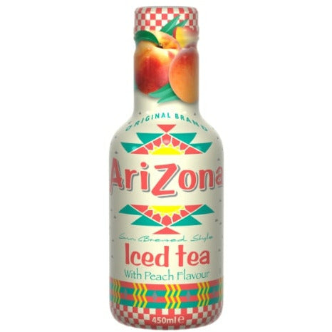 Šaltos arbatos gėrimas ARIZONA, persikų skonio, 450ml PET D