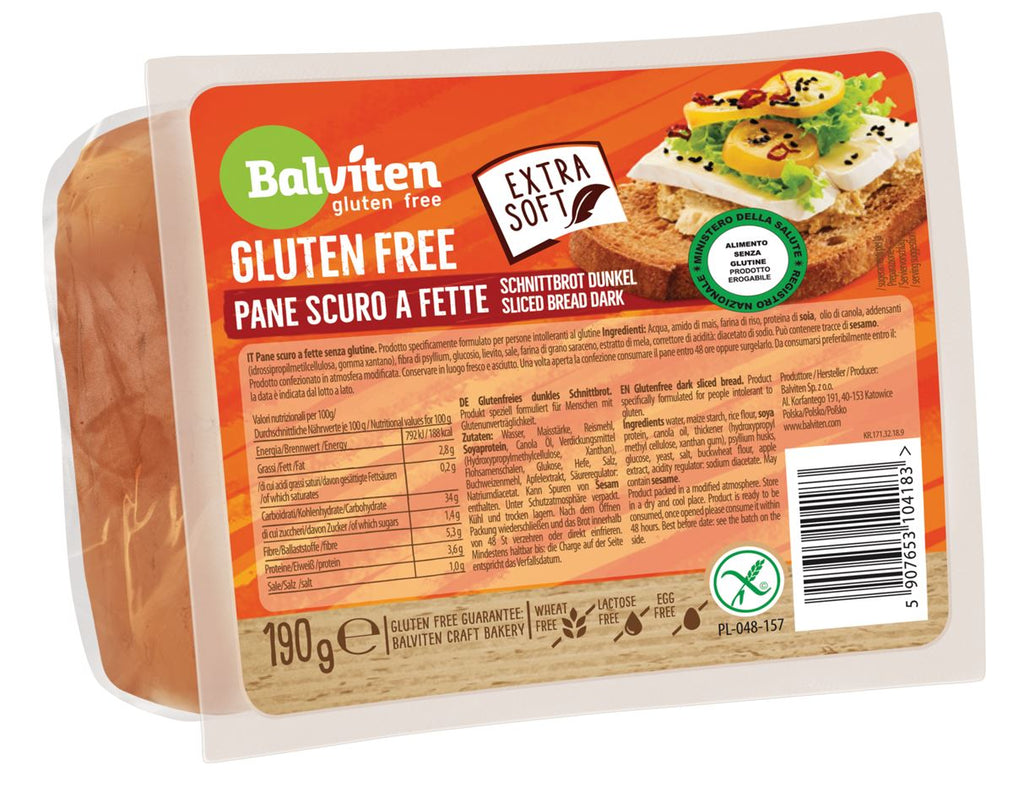 Pusryčių duona BALVITEN GLUTEN FREE, 190 g