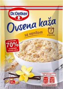 Avižinė košė DR.OETKER su vanile,  62g