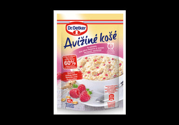 Avižinė košė DR.OETKER su avietėmis, 60g