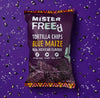 Tortilijų traškučiai MISTER FREE'D Blue Maze, 135 g