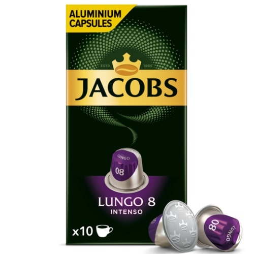 Kavos kapsulės JACOBS Lungo 8 Intenso, 52g