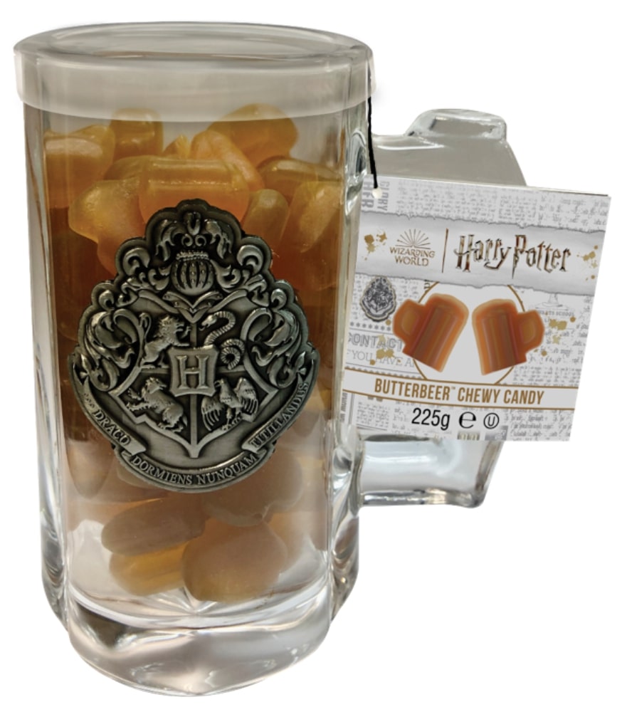 Saldainiai  su puodeliu JELLY BELLY Harry Potter Glass Butterbeer Mug, 225g