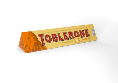 Pieninis šokoladas TOBLERONE su imbieru ir apelsinais, 360 g