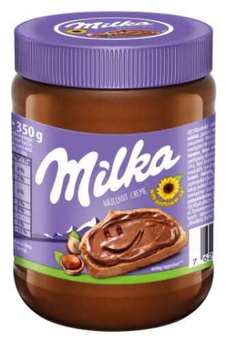 Šokoladinis kremas MILKA Hazelnut, 350g