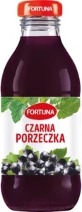 Įvairių vaisių sulčių gaivusis gėrimas, FORTUNA, stiklas, 0,3 l