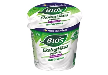 EKO Jogurtas BIOS, 3,8%, be laktozės, 200 g LT-EKO-001