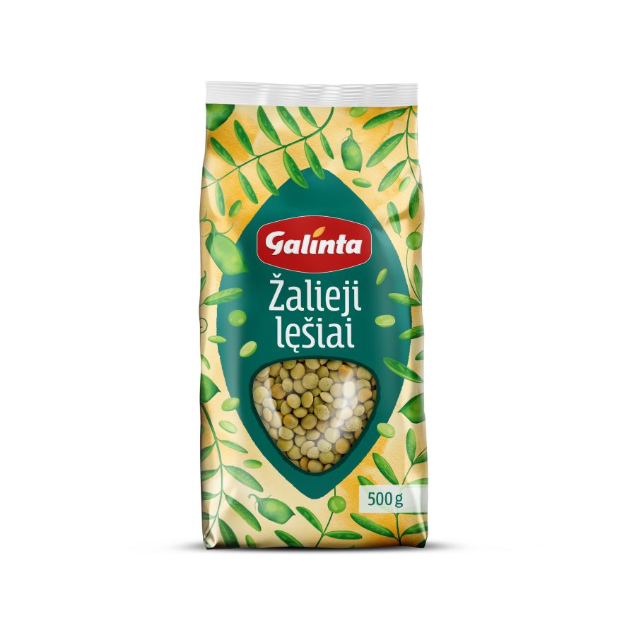 Žalieji lęšiai GALINTA, 500 g