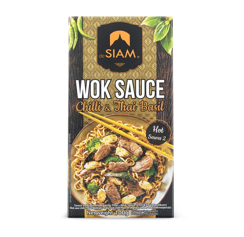 WOK padažas DESIAM, Chilli Thai Basil ,100g