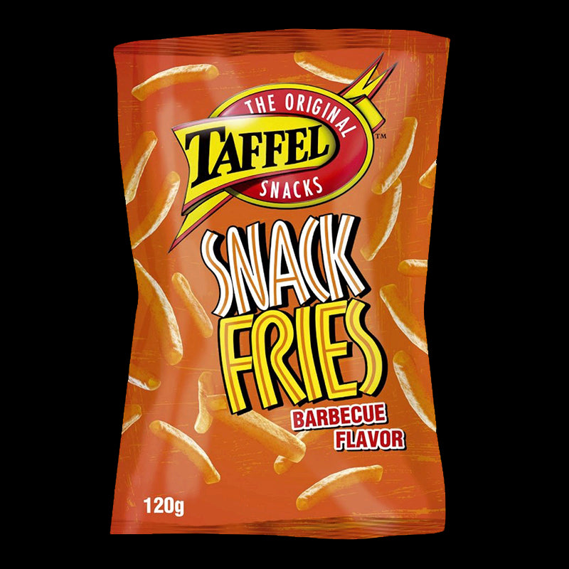 Kukurūzų traškučiai TAFFEL, Snack Fries Barbecue, 110 g