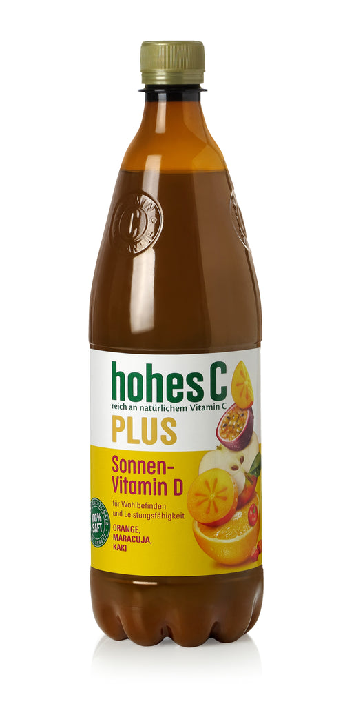 Sultys HOHES C, apelsinų, pasiflorų, 100%, su vitaminais, 1l