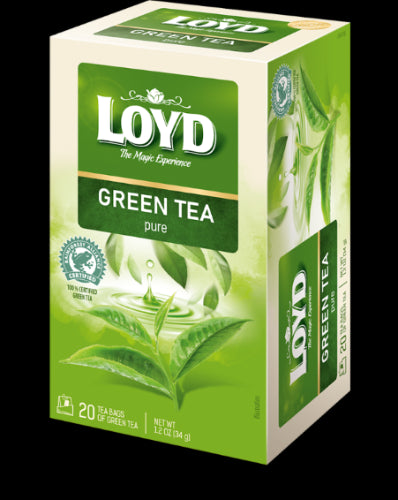 Žalioji arbata LOYD Green Pure, 20 x 1.7g