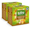 Žalioji arbata LOYD Green Lemon, Honey, Ginger 20x2g