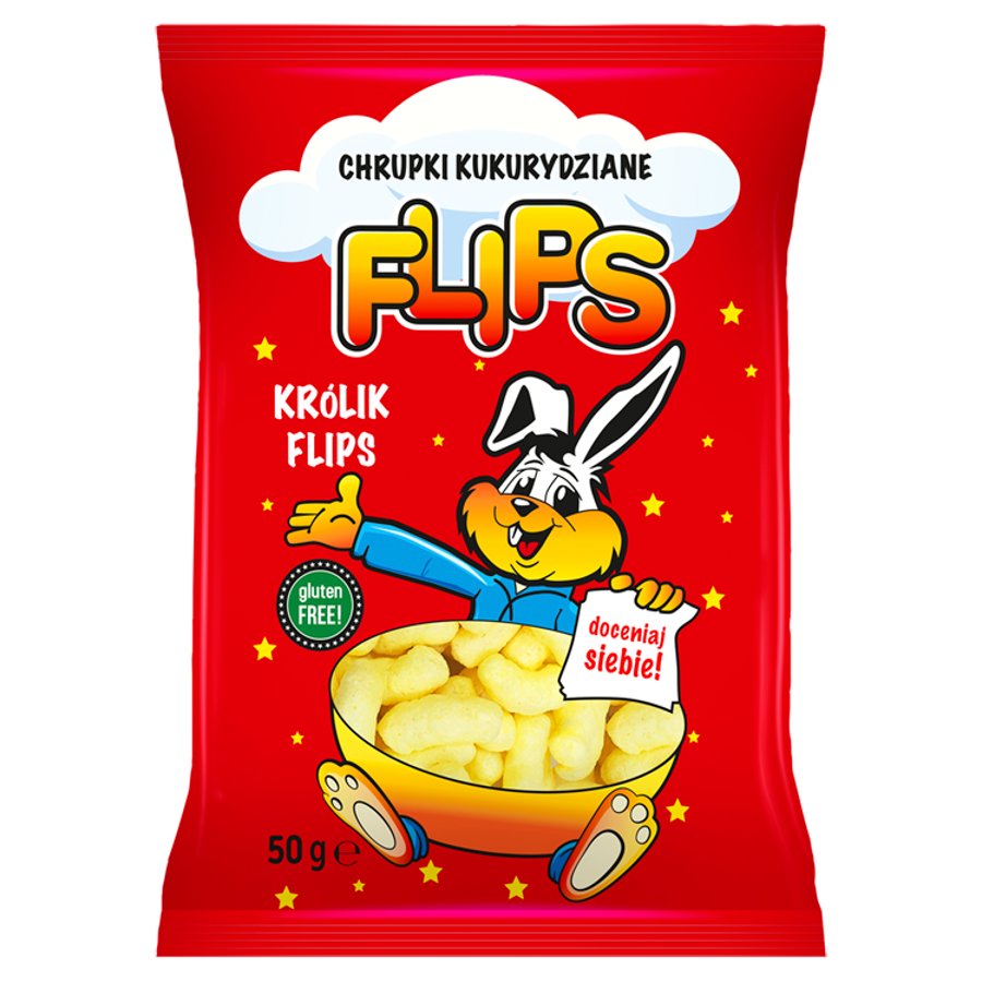 Kukurūzai SYMBIO, Flips, traškūs, 50 g