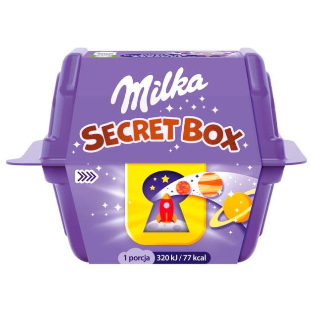 Saldainių dėžutė MILKA, Secret Box, 14,4 g