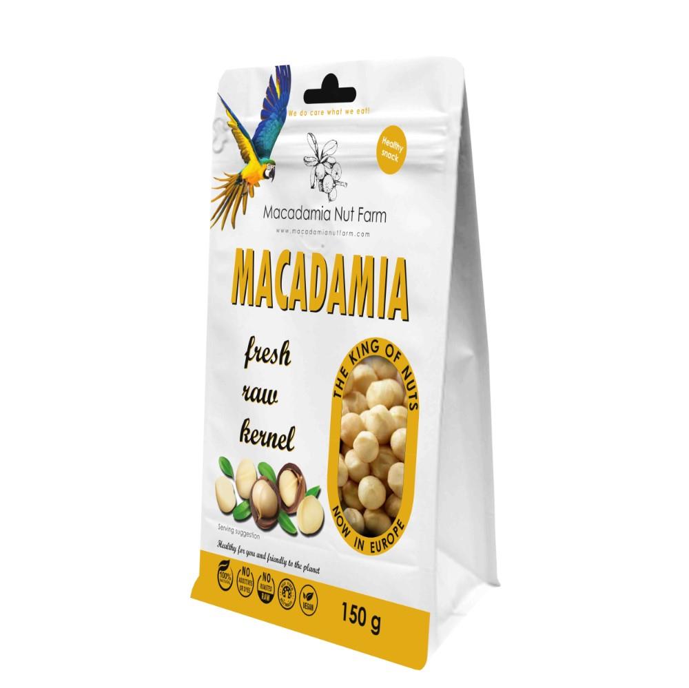 Makadamijų riešutai MACADAMIA NUT FARM, branduoliai, 150 g