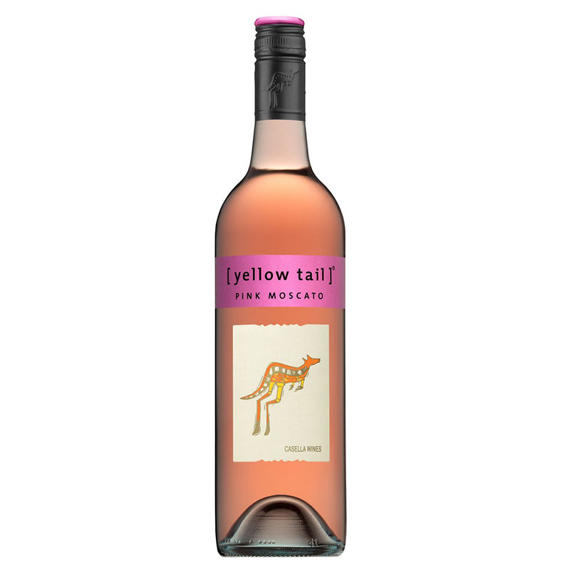 Australijos vynas YELLOW TAIL Pink Moscato, rausvas, saldus, 7,5%, 750 ml