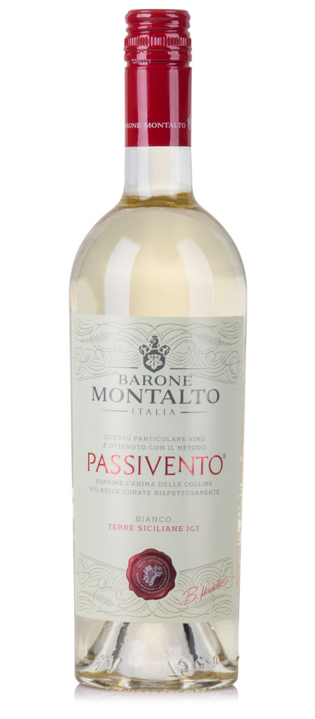 Vynas BARONE MONTALTO PASSIVENTO BIANCO 12.5%, baltas, sausas, 0,75 l