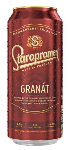 Alus STAROPRAMEN Granat 4.8%, 0.5l skardinė