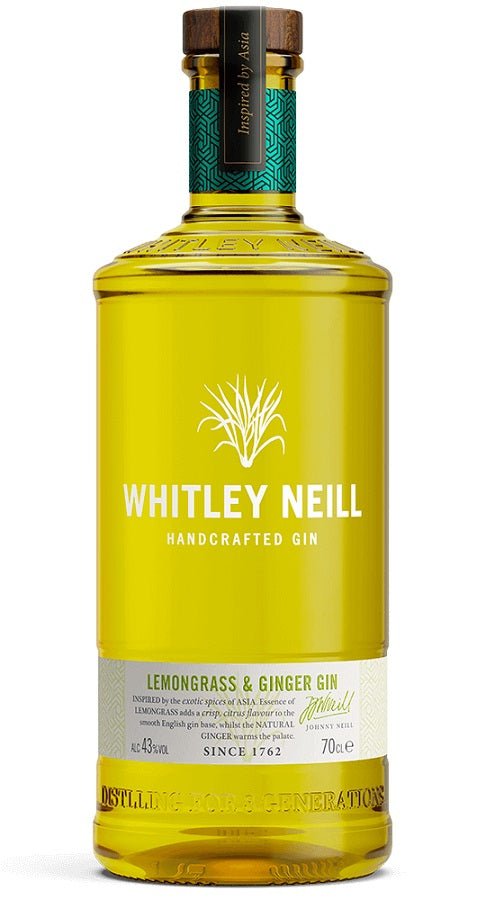 Džinas WHITLEY NEILL Lemongrass&Ginger, 43%, 0,7 l