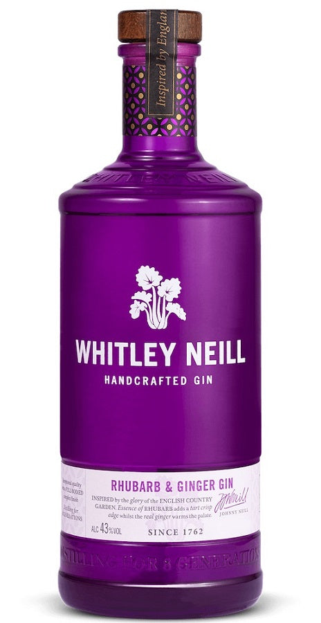 Džinas WHITLEY NEILL Rhubarb&Ginger, 43%, 0,7 l