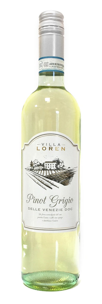 Vynas VILLA LOREN Pinot Grigio DOC, baltas, 0,75 l